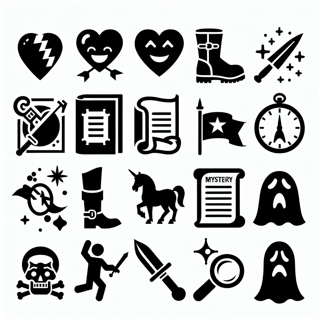 10 Stories Icons Bundle Vector Silhouette | Digital Download SVG