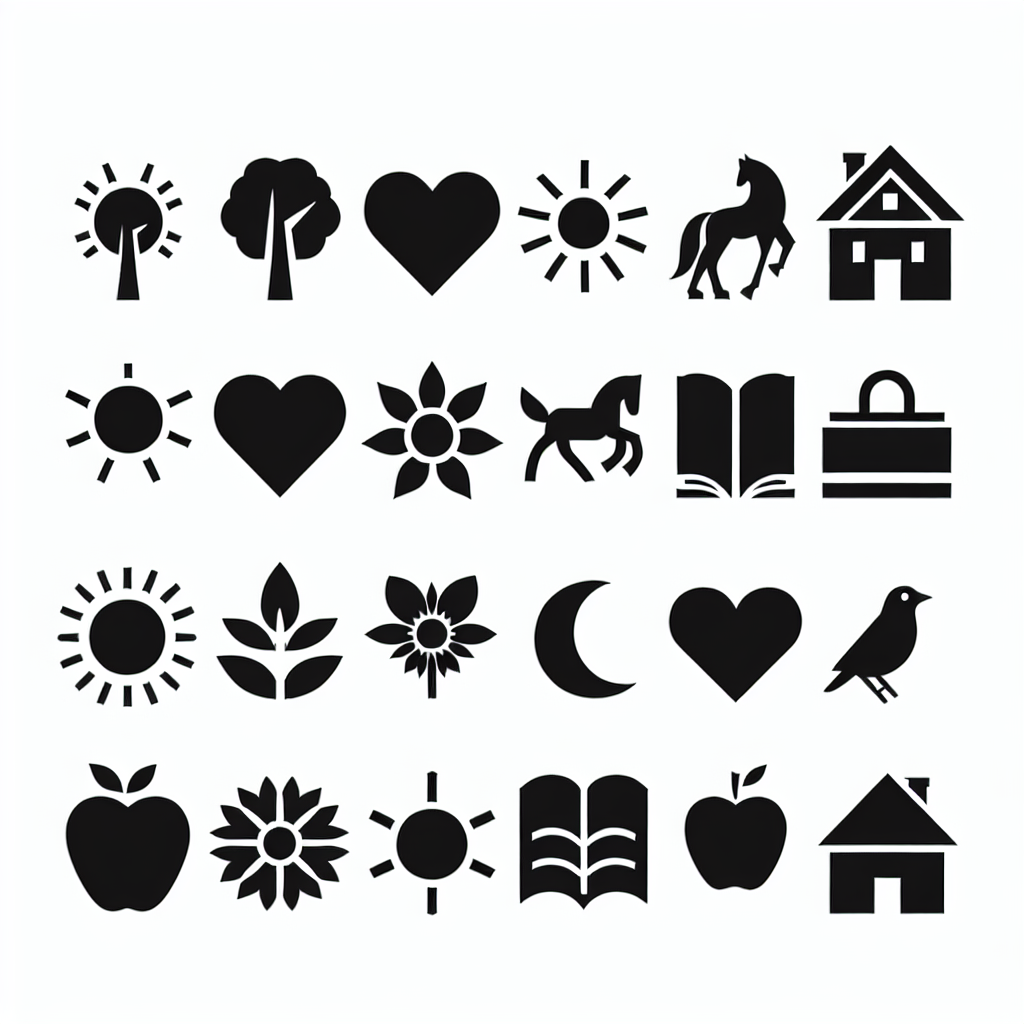 10 Stories Icons Bundle Vector Silhouette | Digital Download SVG