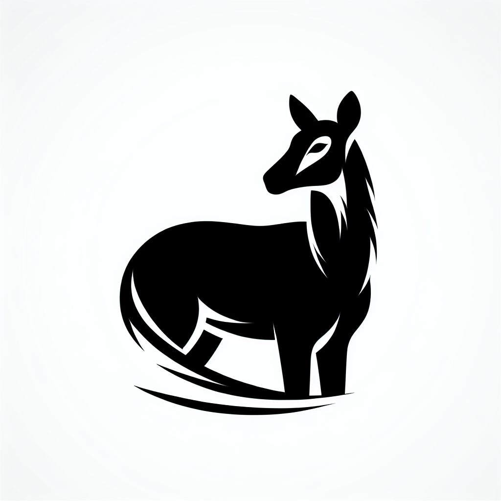 Wildlife Animals Made From Flowers Vector Silhouette Digital Download