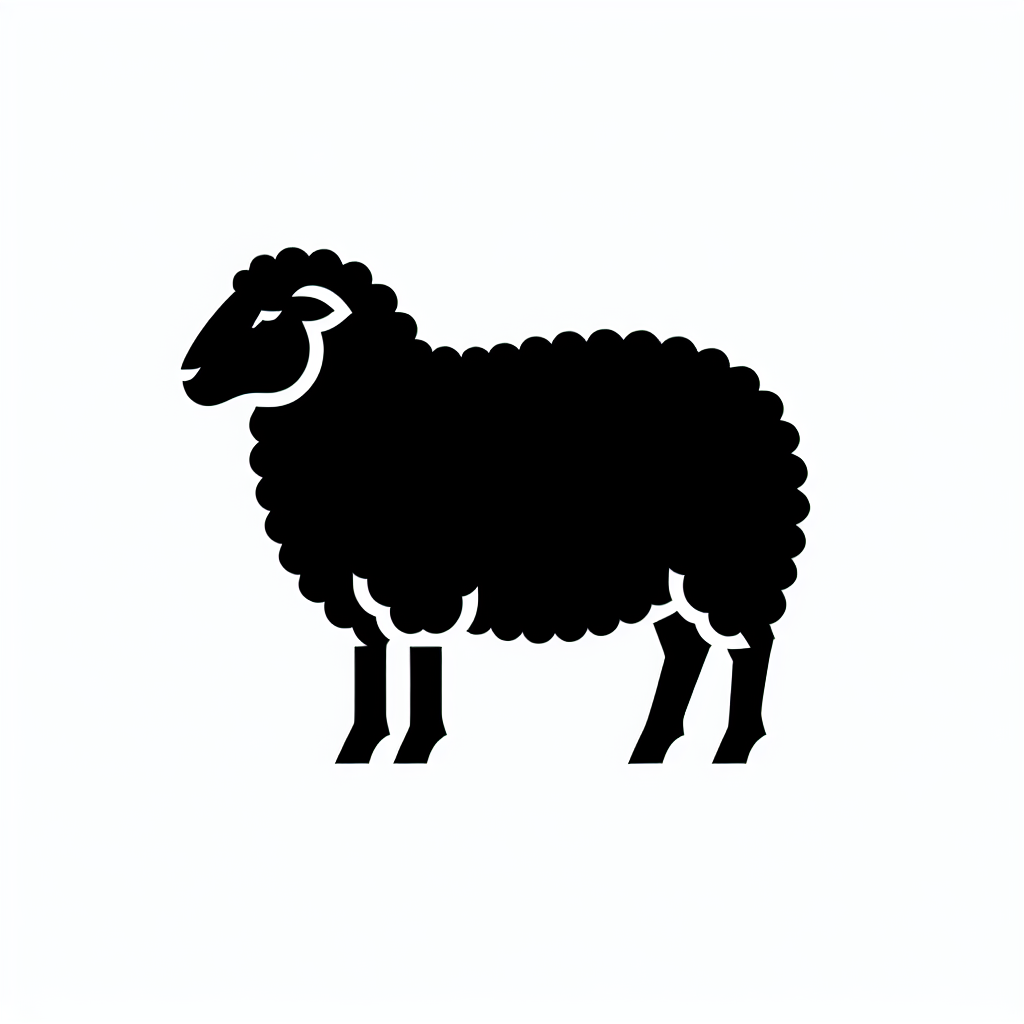 Sheep / Farm Silhouettes Vector Silhouette | Digital Download SVG