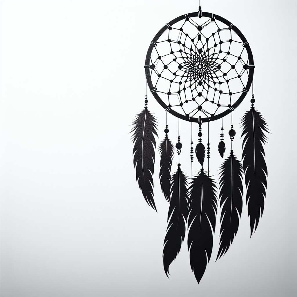 Dreamcatcher Vector Silhouette | Digital Download SVG