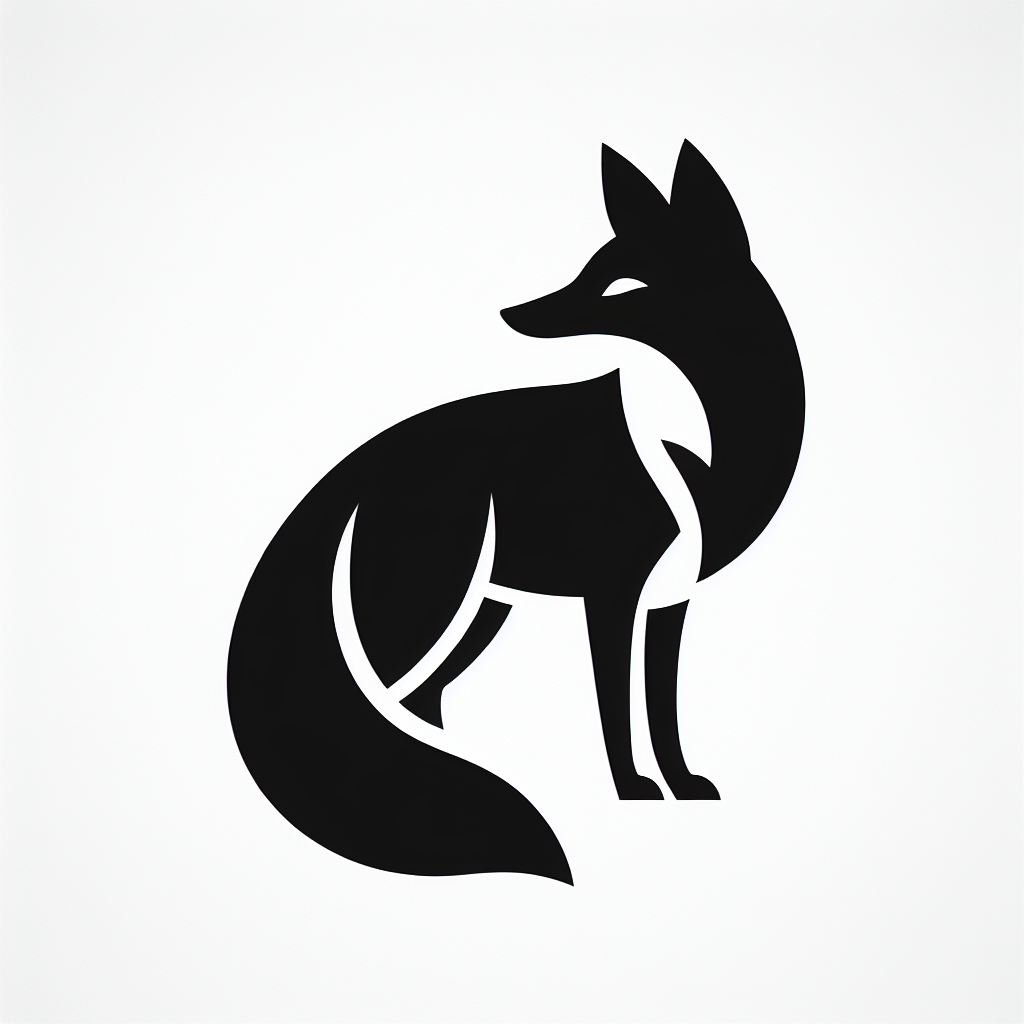 Wildlife Fox Made From Flowers Vector Silhouette Download | SVG Files