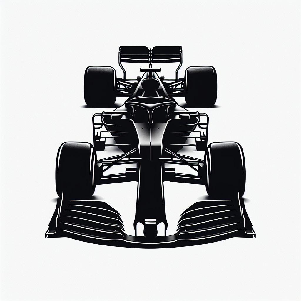 Formula F1 Vector Silhouette | Digital Download SVG