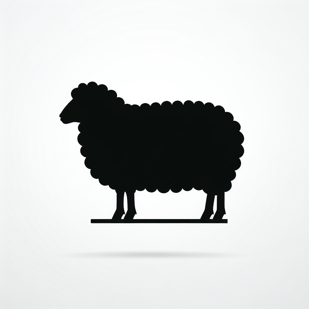 Sheep / Farm Silhouettes Vector Silhouette | Digital Download SVG
