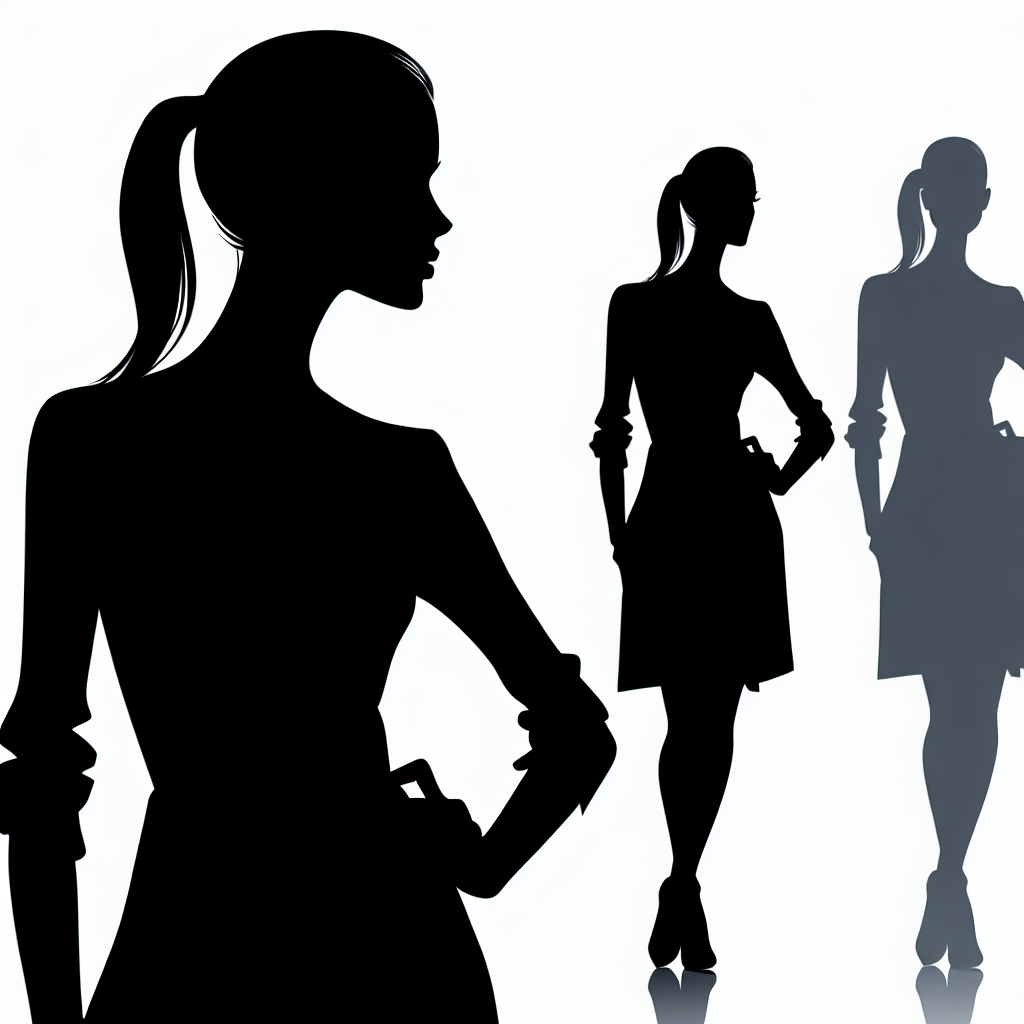 Supermodel Fat Vector Silhouette | Digital Download SVG