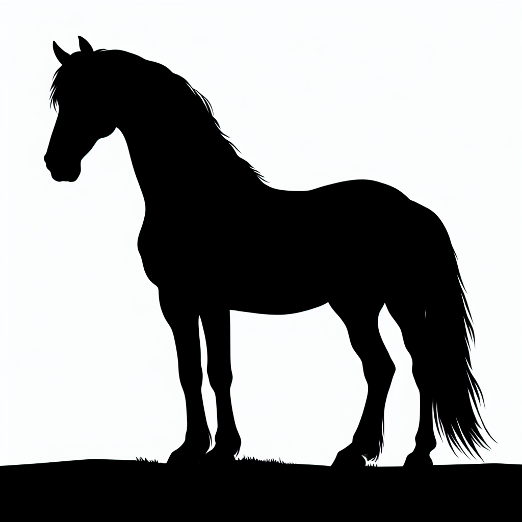 Horses Vector Silhouette | Digital Download SVG