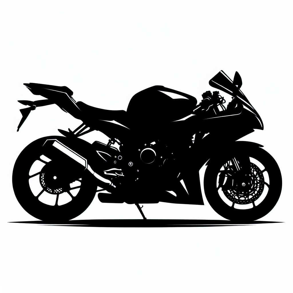 Moto Bike Silhouette Awarded 2025 Vector Silhouette Digital Download