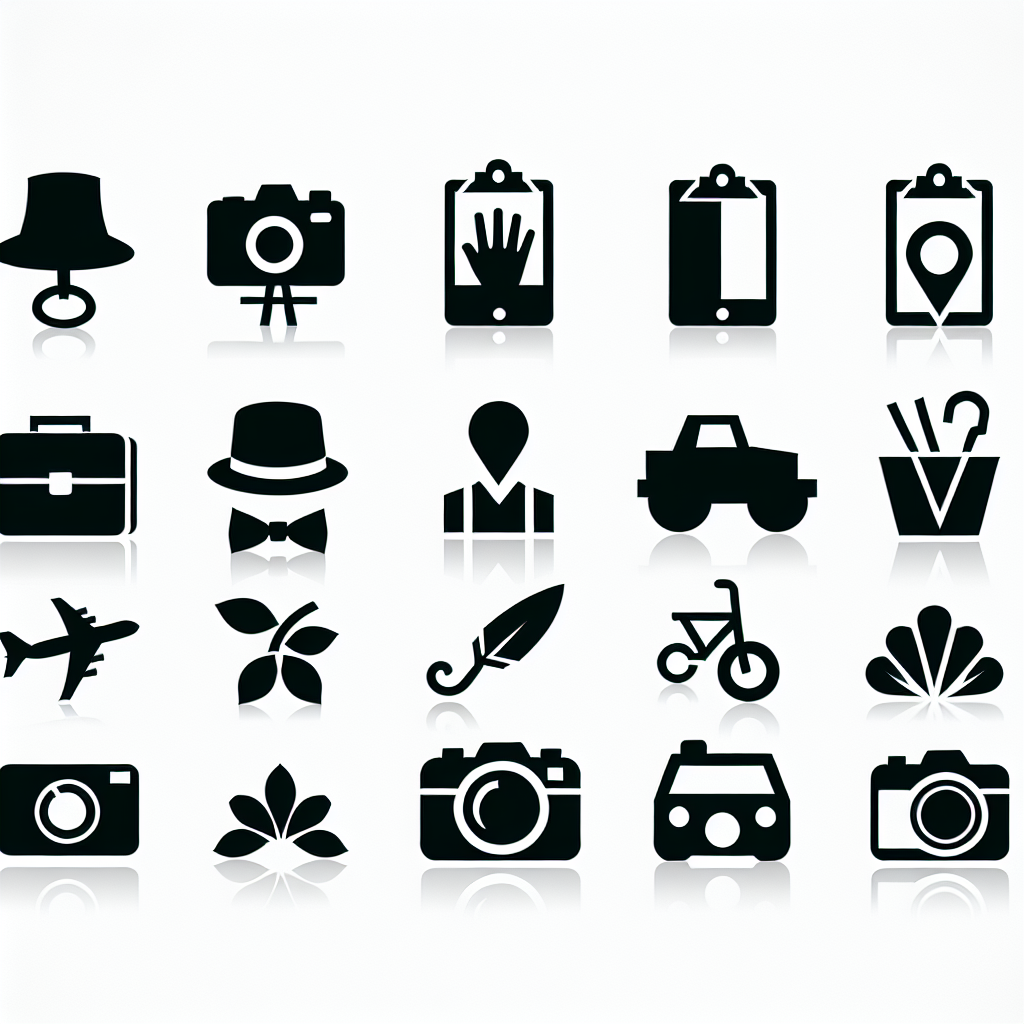 10 Stories Icons Bundle Vector Silhouette | Digital Download SVG