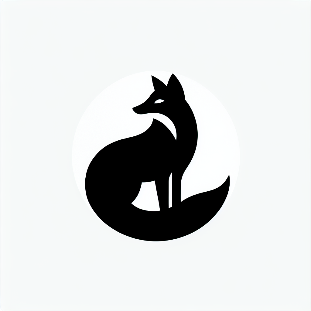 Wildlife Fox Made From Flowers Vector Silhouette Download | SVG Files