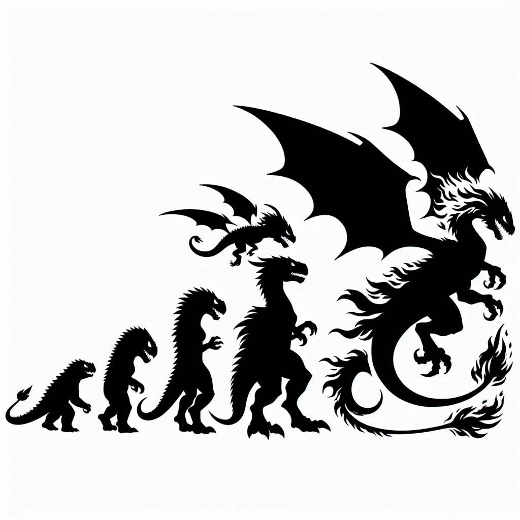 Charmander (pokémon) Evolution Silhouette Vector Silhouette Digital