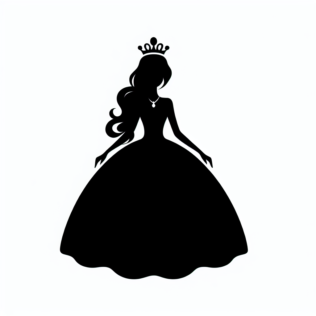 10 Stories Icons Bundle Princess Style Vector Silhouette Digital