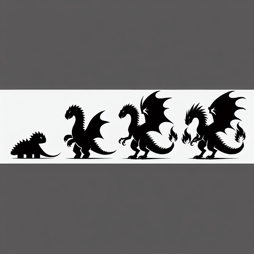 Charmander (pokémon) Evolution Silhouette Vector Silhouette Digital