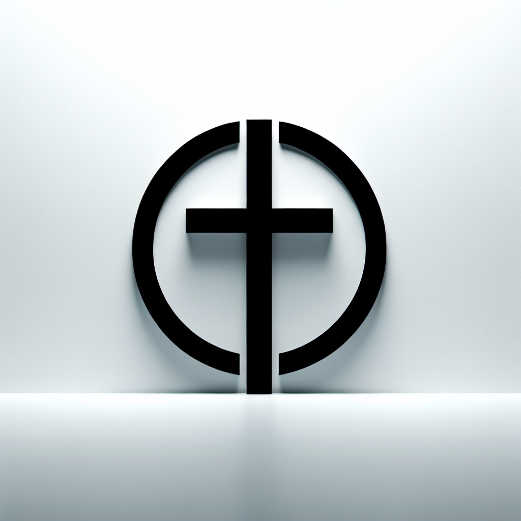 Cross Modern Vector Silhouette | Digital Download SVG