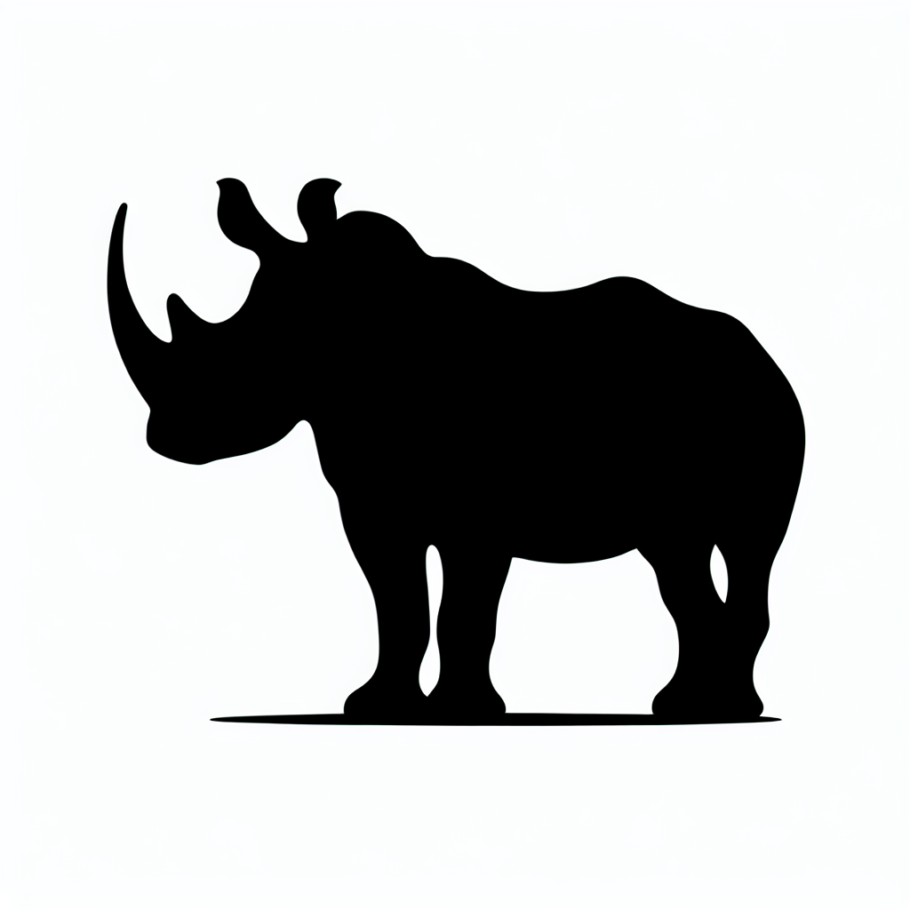 Wildlife Animals Made From Flowers Vector Silhouette Digital Download