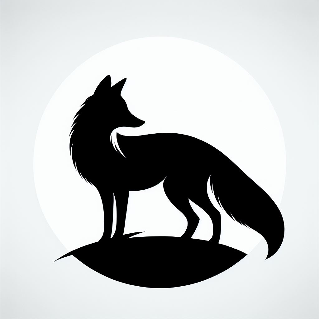 Wildlife Fox Made From Flowers Vector Silhouette Download | SVG Files