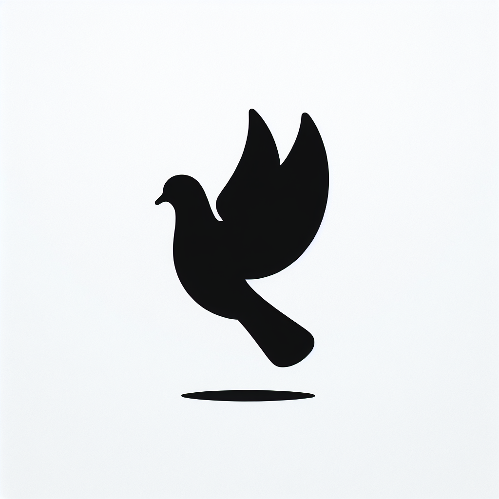 Dove Vector Silhouette | Digital Download SVG