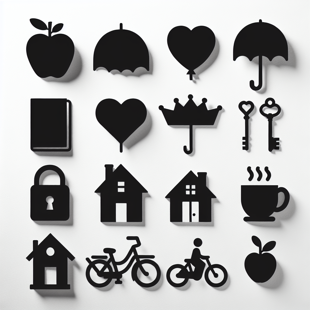 10 Stories Icons Bundle Vector Silhouette | Digital Download SVG