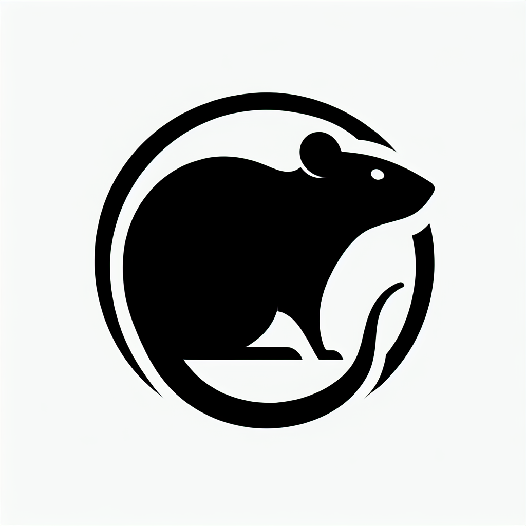 Rat Sweet Vector Silhouette | Digital Download SVG