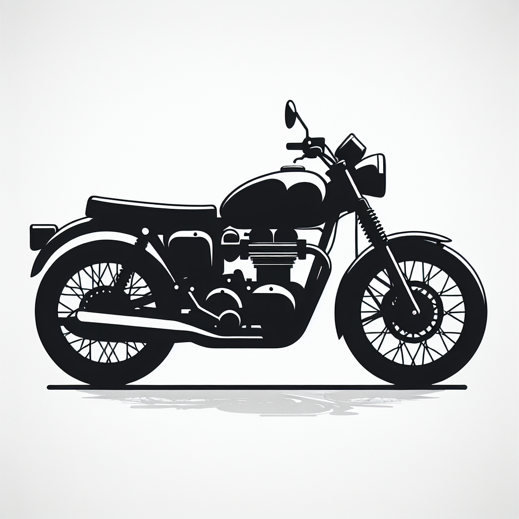 Moto Bike Silhouette Awarded 2025 Vector Silhouette Digital Download