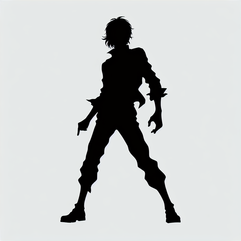 Pop Character-related Silhouette Designs Vector Silhouette Digital