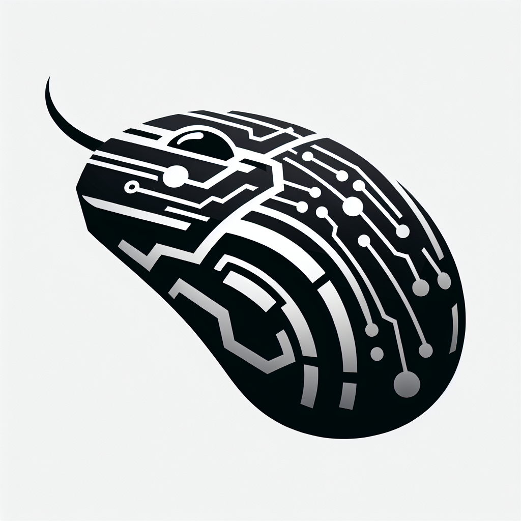 Cybermouse Vector Silhouette | Digital Download SVG