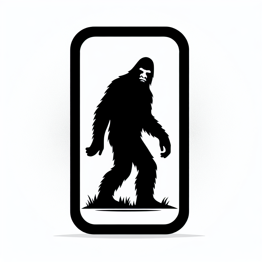 Bigfoot / Sasquatch Silhouette Bundles Vector Silhouette Digital