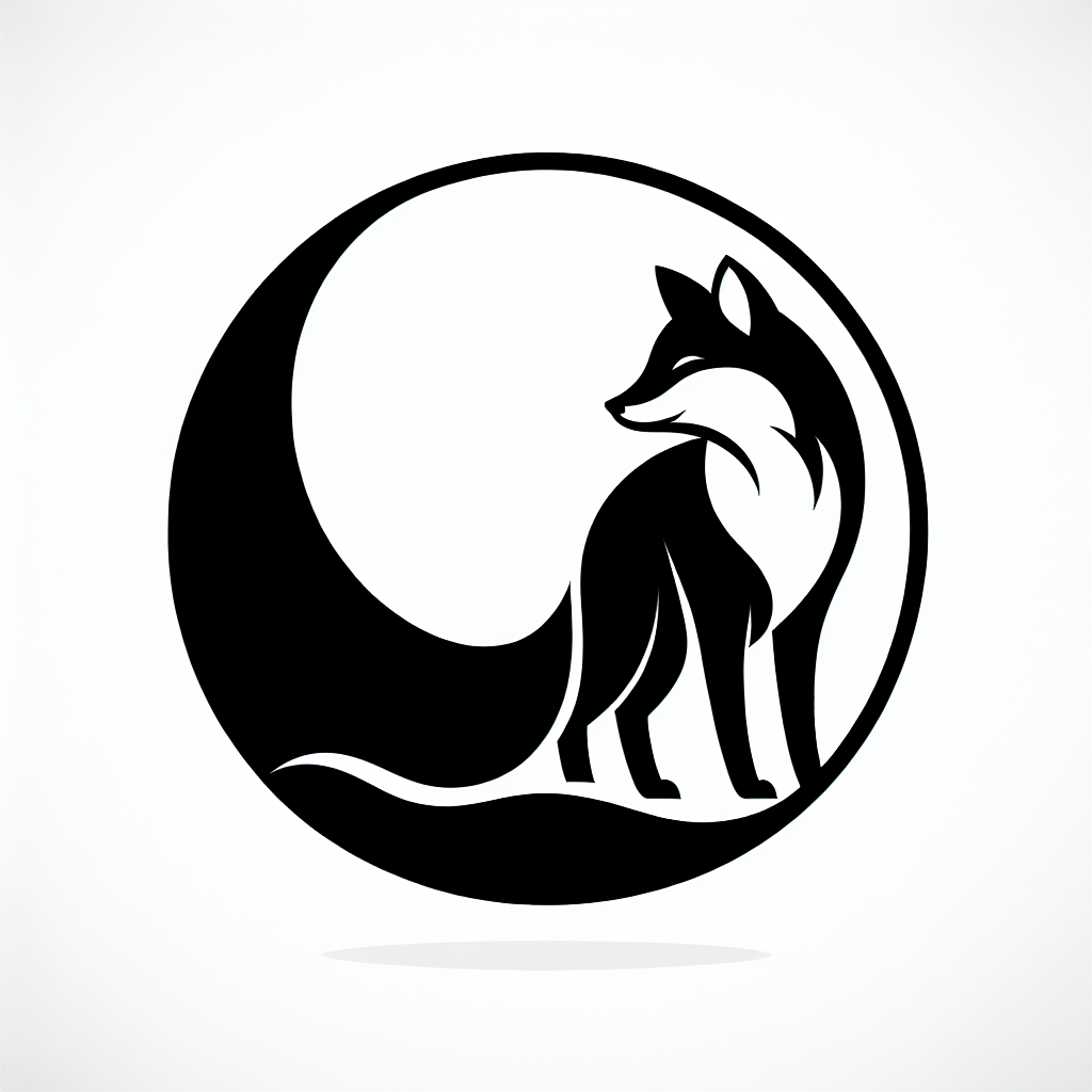Wildlife Fox Vector Silhouette | Digital Download SVG