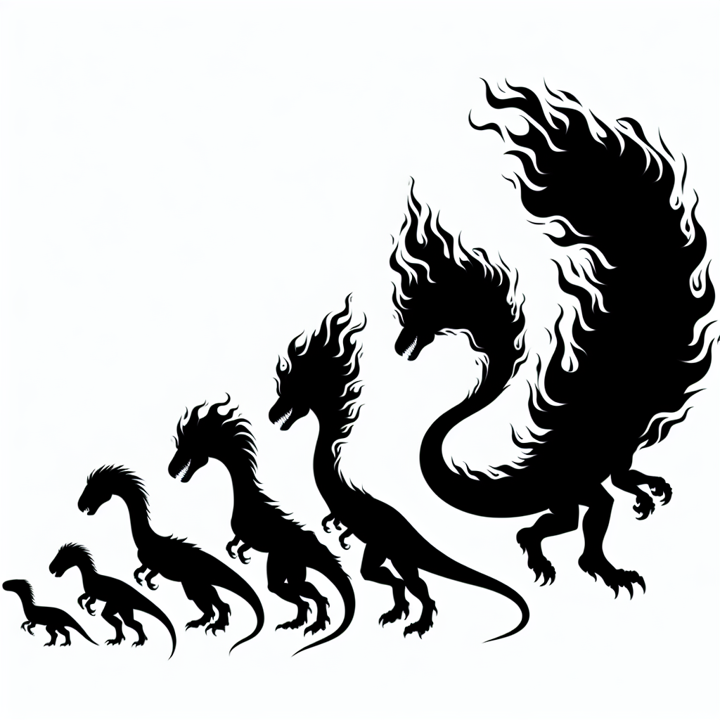 Charmander (pokémon) Evolution Silhouette Vector Silhouette Digital