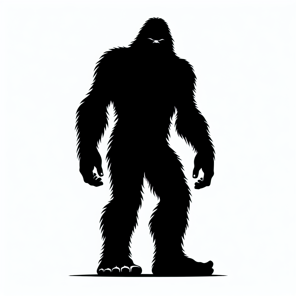 Bigfoot / Sasquatch Silhouette Bundles Vector Silhouette Digital